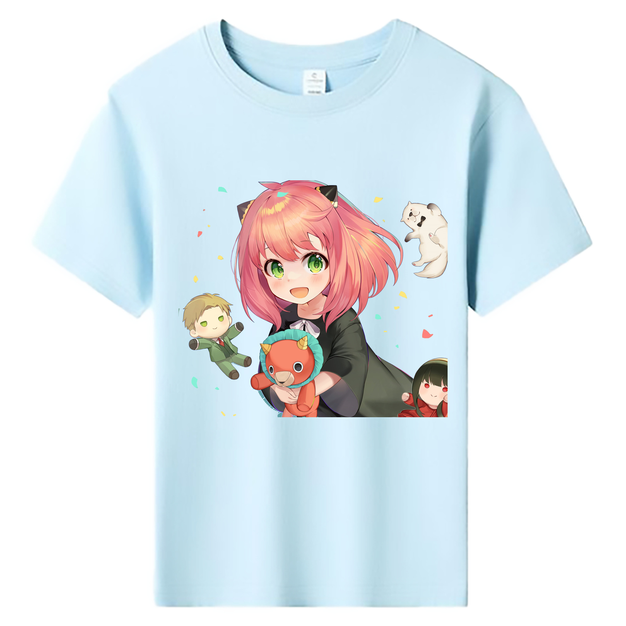 （画像用） SPY×FAMILY间谍家家酒 綿100％キッズTシャツ（フロントプリント）